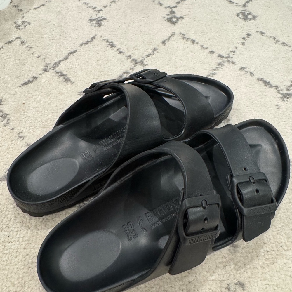 Birkenstock Black Slide Sandals
